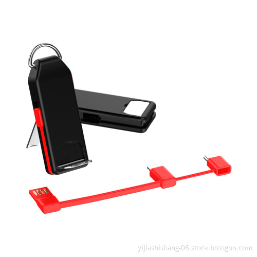 2021 Wholesale Hot Promotion Gifts 4 in 1 Multi Function Cellphone Holder Charger Cable Mobile Phone Stand for All Phones